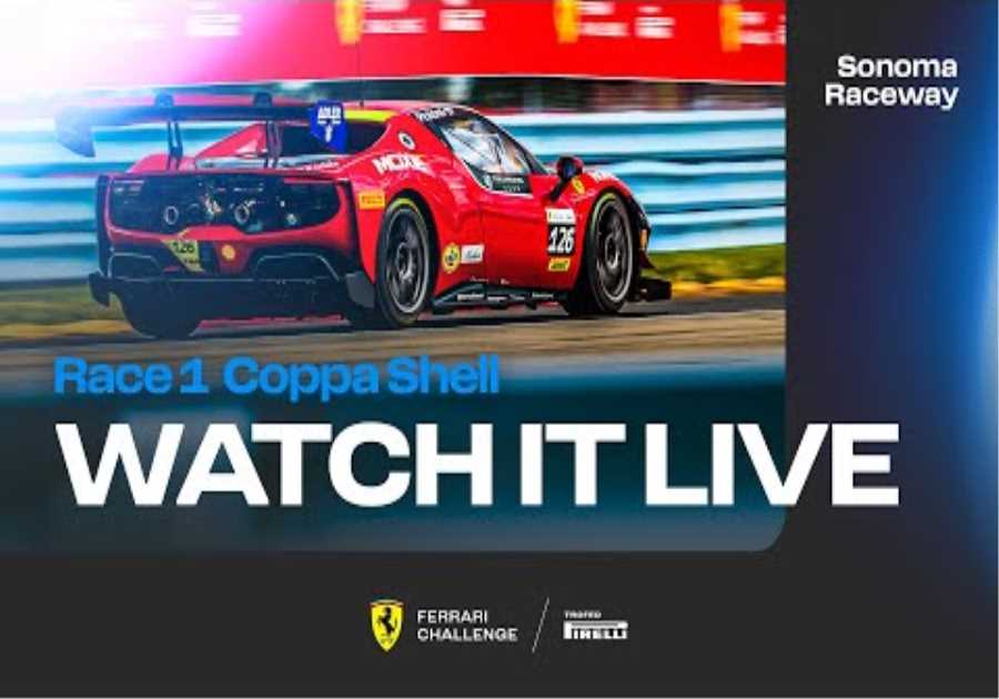 Ferrari Challenge North America - Sonoma, Race 1 - Coppa Shell