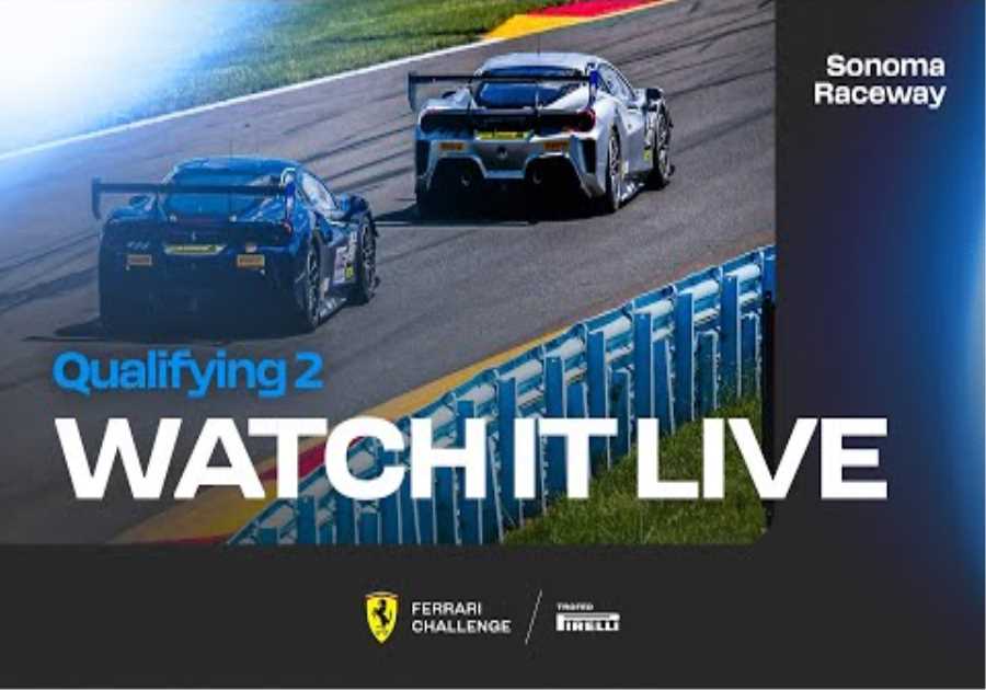 Ferrari Challenge North America - Sonoma, Qualifying 2