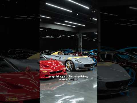 An eclectic collection. Watch the full video, out now. #Ferrari