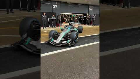 Rolling out for our first laps of F1 2026 😤 #f1 #mercedesf1 #formula1