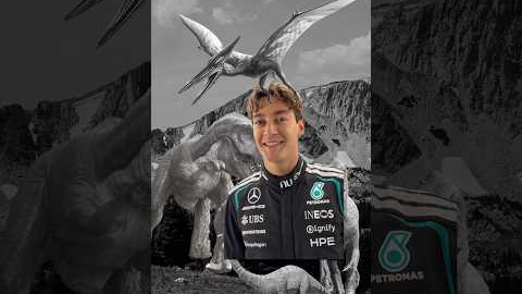 It's alright George, age is just experience 😉🦖 #f1 #formula1 #mercedesf1