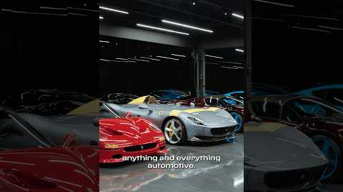 An eclectic collection. Watch the full video, out now. #Ferrari