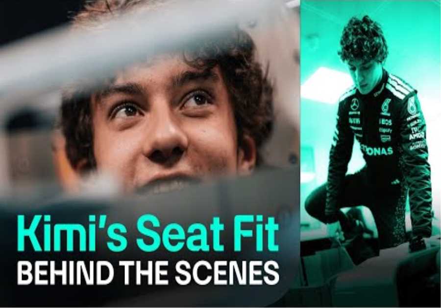 Kimi Antonelli's 2026 F1 Seat Fit in the W17