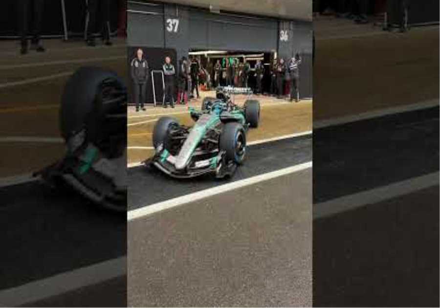 Rolling out for our first laps of F1 2026 😤 #f1 #mercedesf1 #formula1
