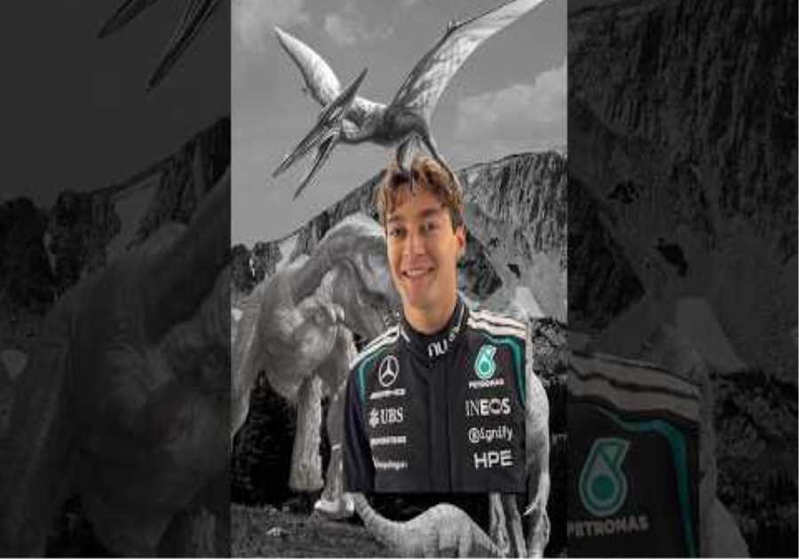 It's alright George, age is just experience 😉🦖 #f1 #formula1 #mercedesf1