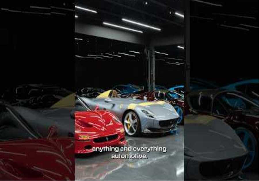 An eclectic collection. Watch the full video, out now. #Ferrari
