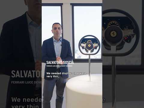 Light, thin, and vivid OLED displays, crafted in collaboration with Samsung Display. #FerrariLuce