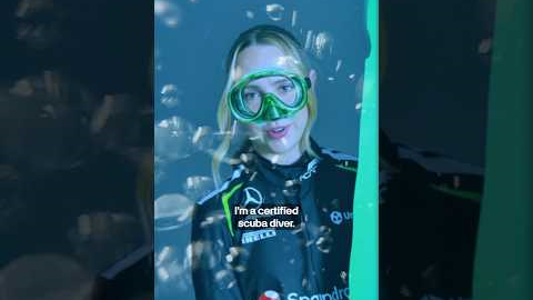 Getting to know our F1 Academy driver Payton Westcott more 😁🤿🐶 #f1 #f1academy #mercedesf1