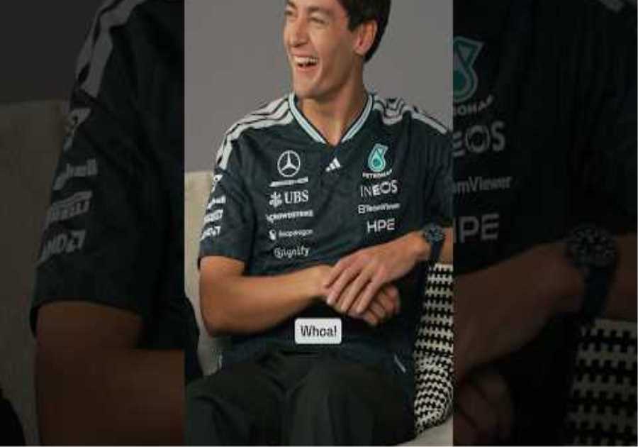 You'll never guess how old these kids thought George was...🤣#f1 #formula1 #mercedesamgf1