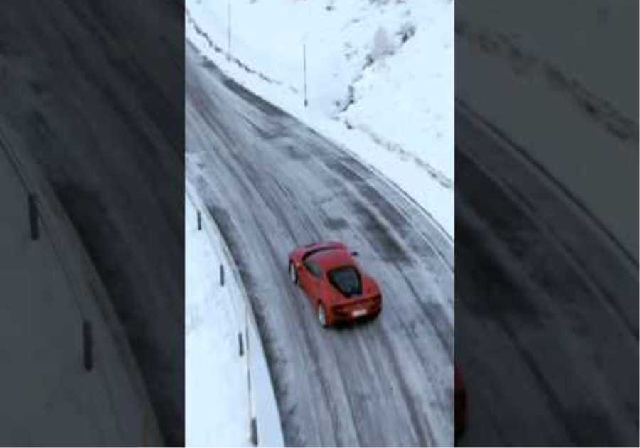 On the winter sports theme, can you imagine driving this #FerrariF8Tributo through the Italian Alps?