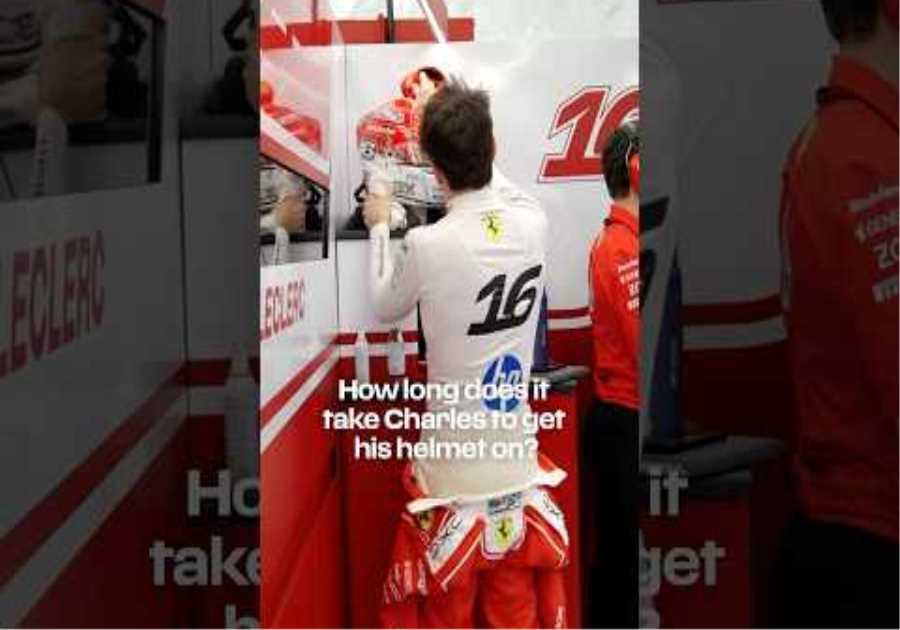 Well timed, Charles! 1️⃣6️⃣ #F1shorts #F1