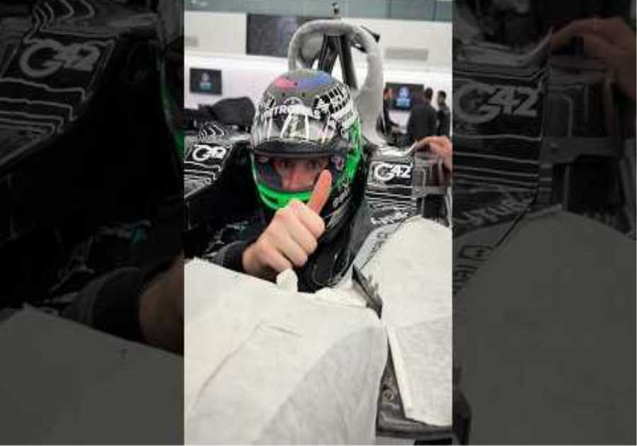 Fred's sitting snug as a bug in a rug, in W17 😉 #f1 #formula1 #mercedesf1