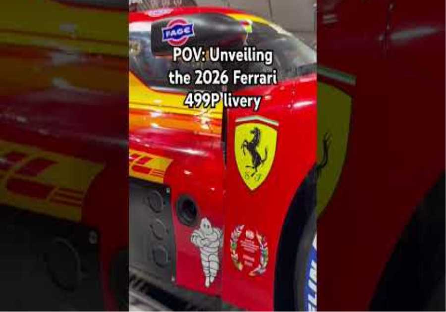 The moment you’ve been waiting for 🤩 #FerrariHypercar #WEC