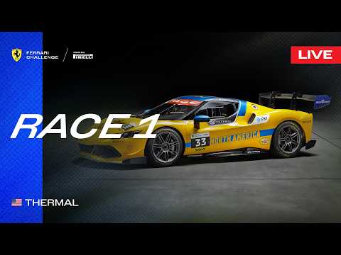 LIVE Ferrari Challenge North America - Thermal, Race 1