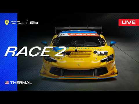 LIVE Ferrari Challenge North America - Thermal, Race 2