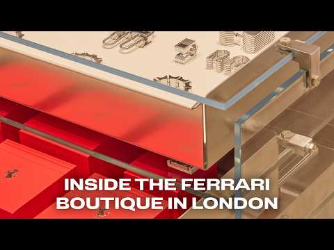 The Ferrari Boutique in London | Rocco Iannone & Formafantasma