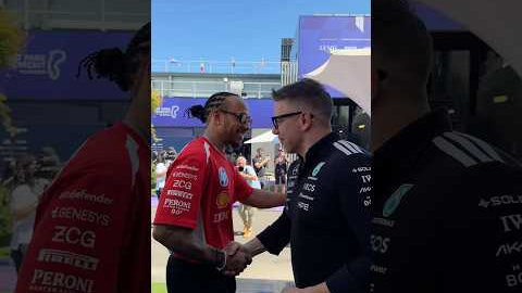 Always welcome round ours, Lewis! ❤️ #f1 #mercedesf1 #lewishamilton