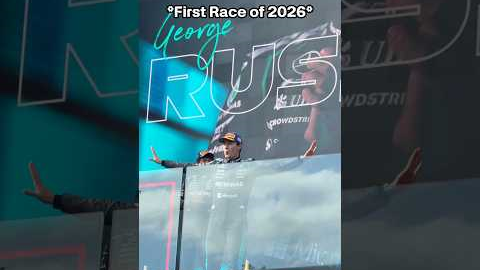 Saving it for special occasions. The T-Pose is back! 😭 #f1 #formula1 #georgerussell