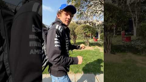 A bit of Friday morning mischief with Kimi in Shanghai 😂 #f1 #formula1 #mercedesf1