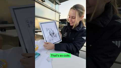 A special early birthday for Payton with us trackside in Shanghai 🥳 #f1  #f1academy #mercedesf1