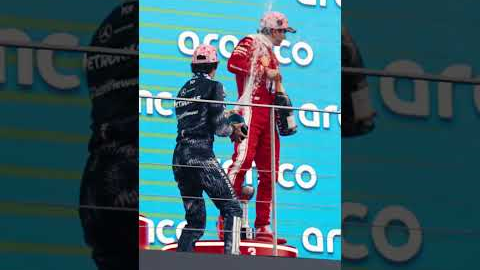 So nice, Kimi had to do it twice! ✌️#f1 #formula1 #mercedesf1