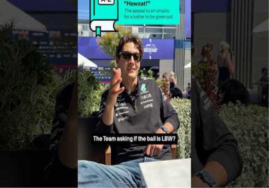 How much do George and Kimi know about cricket? 👀 Let’s find out! #f1 #mercedesf1