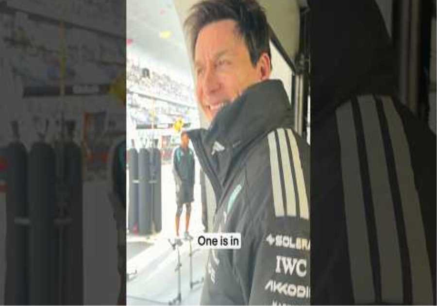 When Toto spots a Mercedes 1-2...3? #f1 #formula1 #mercedesf1