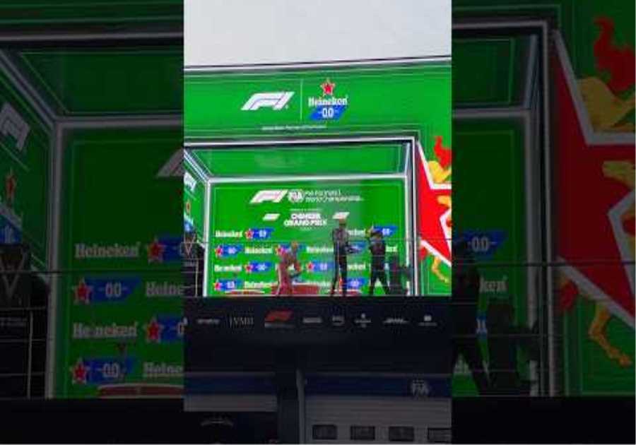 Back on the podium, this time in red 🔥#F1shorts #F1