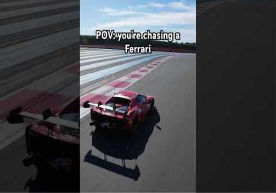 Trying to keep up with the Ferrari 296 Challenge at Circuit Paul Ricard