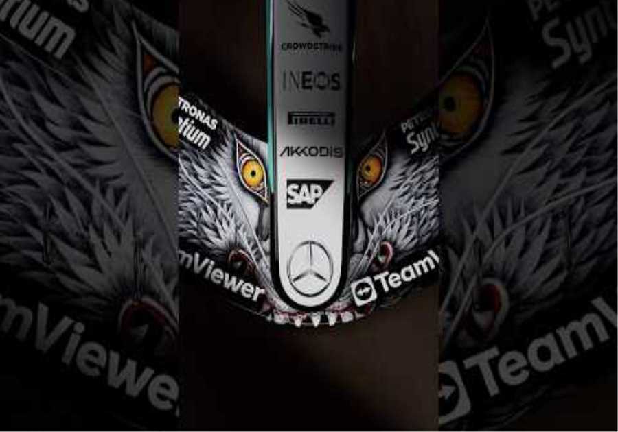 Presenting… our Japanese GP livery 🐺 #JapaneseGP #F1 #MercedesF1 #adidas #Y3