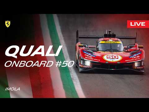 LIVE QUALI Onboard car #50 for 6 Hours of Imola | Ferrari Hypercar