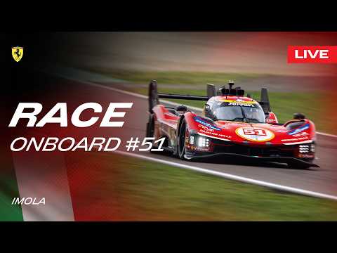 LIVE Race Onboard car #51 for 6 Hours of Imola | Ferrari Hypercar