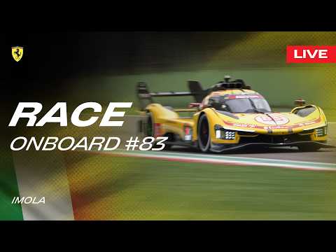 LIVE Race Onboard car #83 for 6 Hours of Imola | Ferrari Hypercar