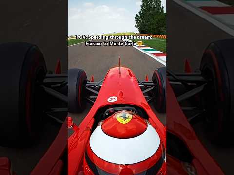 POV: Speeding through the dream: Fiorano to Monte Carlo 🤯Switching tracks in the blink of an eye ⚡️😚