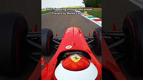 POV: Speeding through the dream: Fiorano to Monte Carlo 🤯Switching tracks in the blink of an eye ⚡️😚
