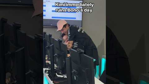 Kimi and Bono spilling the tea! ☕️😂 #mercedes #f1 #formula1 #kimiantonelli #bono