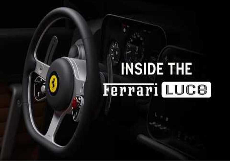 Get to know the interiors and interface of the Ferrari Luce