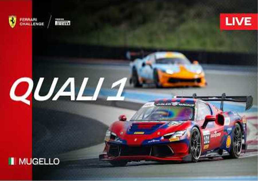 LIVE Ferrari Challenge Europe - Mugello, Qualifying 1