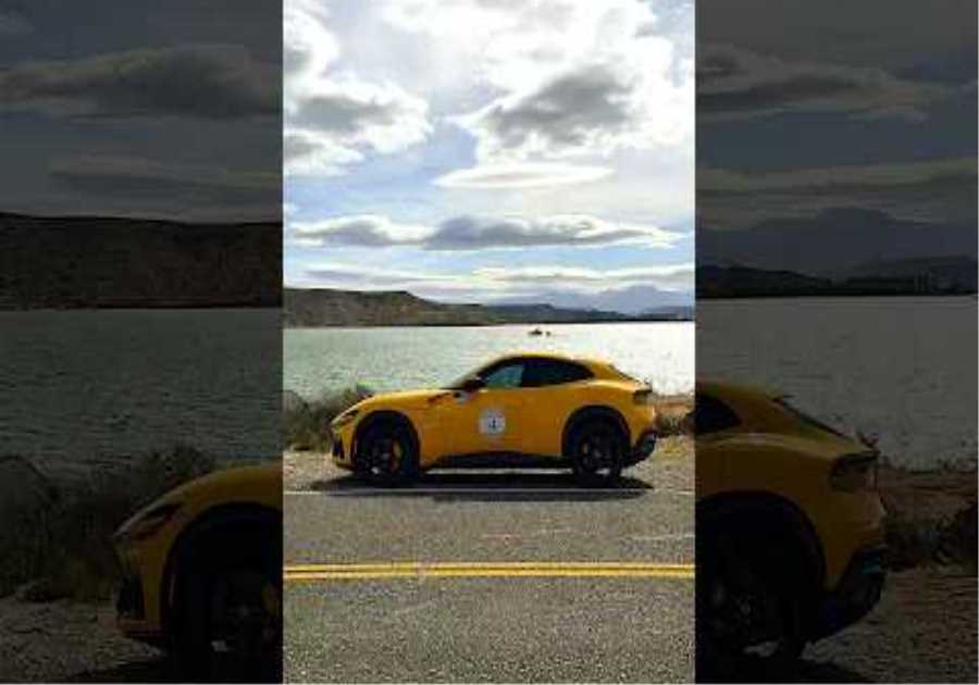 Still in awe of how these #FerrariPurosangue coloured Argentina. #FerrariCavalcade #Ferrari