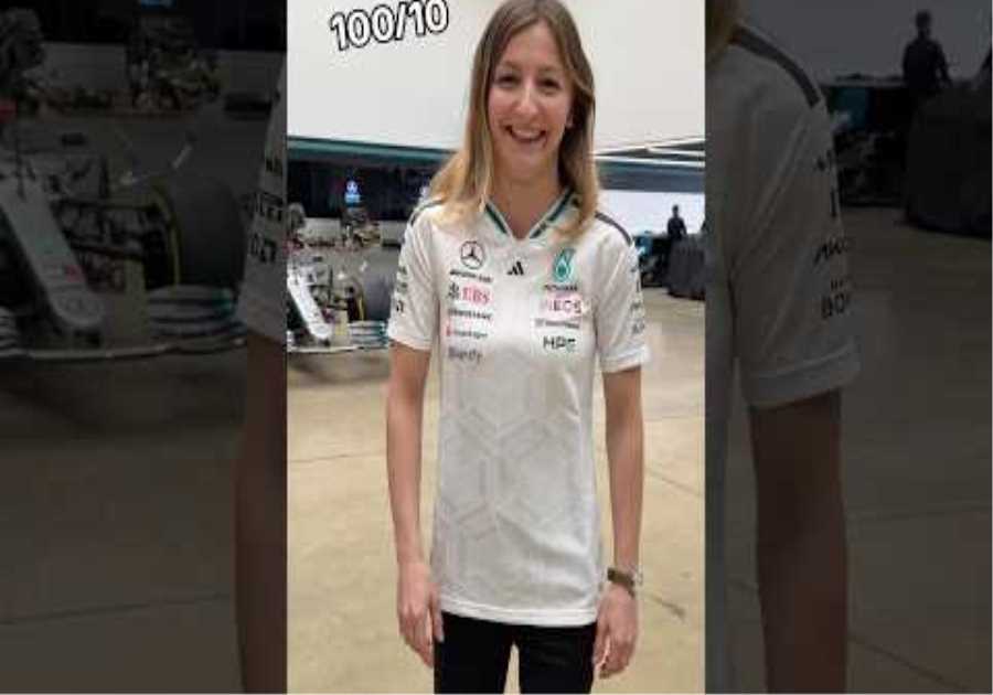 Get to know our Development Driver, Doriane Pin 👏 #f1 #formula1 #mercedesf1