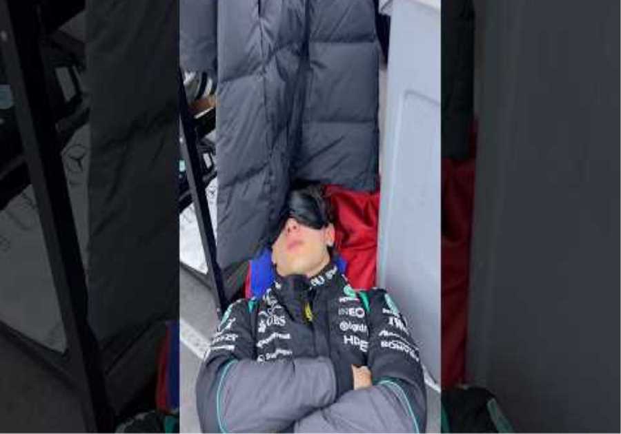 Sweet dreams, Kimi 😴 #mercedes #f1 # formula1 #kimiantonelli #sleepy