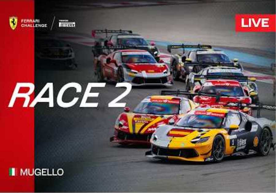 LIVE Ferrari Challenge Europe - Mugello, Race 2