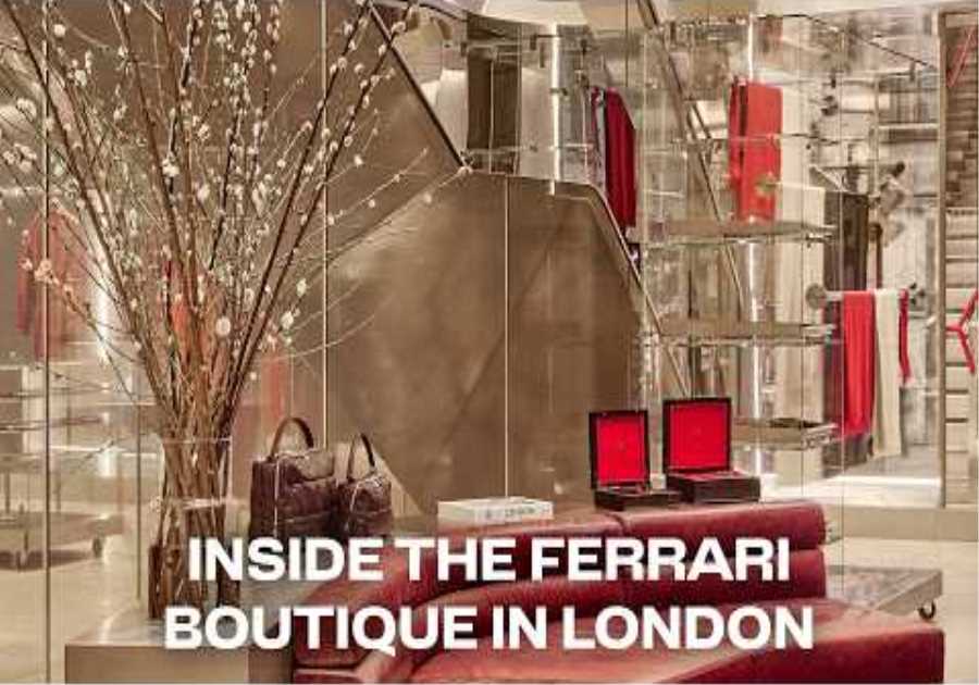 The Ferrari Boutique in London | Rocco Iannone & Gonzalez Haase