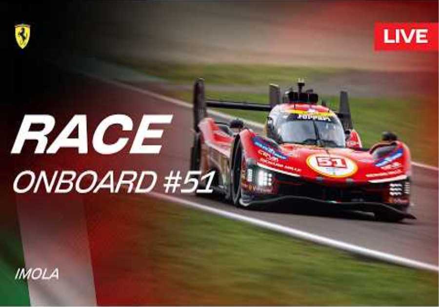 LIVE Race Onboard car #51 for 6 Hours of Imola | Ferrari Hypercar