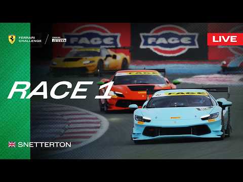 LIVE Ferrari Challenge UK - Snetterton, Race 1