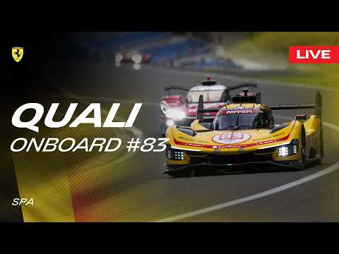 LIVE QUALI Onboard car #83 for 6 Hours of Spa | Ferrari Hypercar
