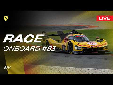 LIVE RACE Onboard car #83 for 6 Hours of Spa | Ferrari Hypercar