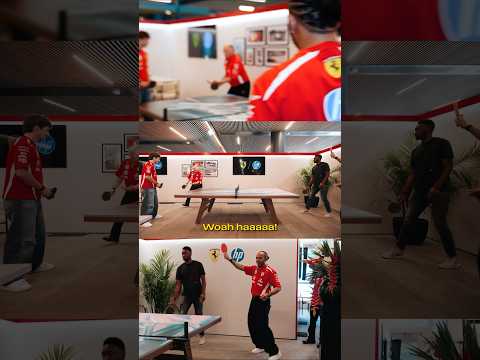 Fred is actually kind of good at this👌🏓 #F1 #F1shorts