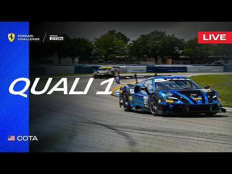 LIVE Ferrari Challenge North America - COTA, Qualifying 1