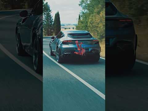 A real-time control of physics 😮‍💨 #FerrariUnpacked